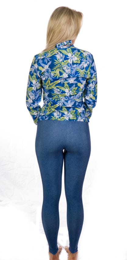 Lycra Rash Shirt Zipped Front