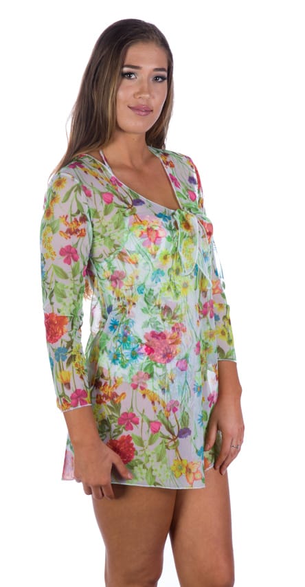 Mesh Coverup Shirt