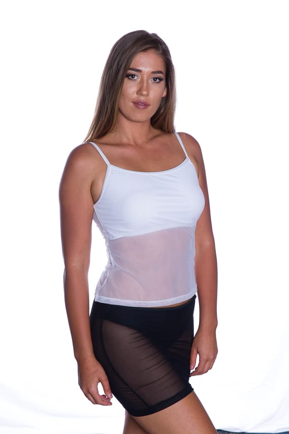 Mesh Skort - Mesh Skirt with Built in Bikini bottoms