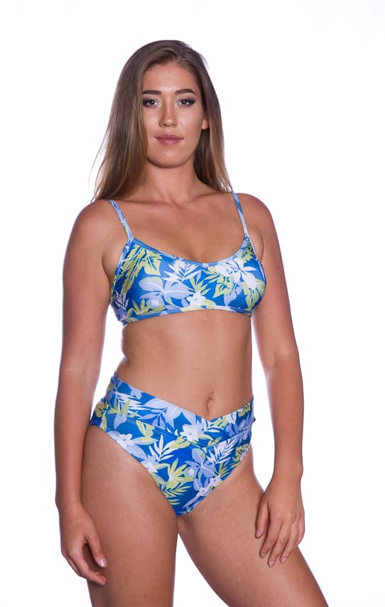 V neck crop bikini top - OZ