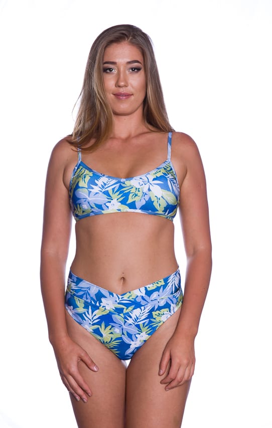 V neck crop bikini top - OZ