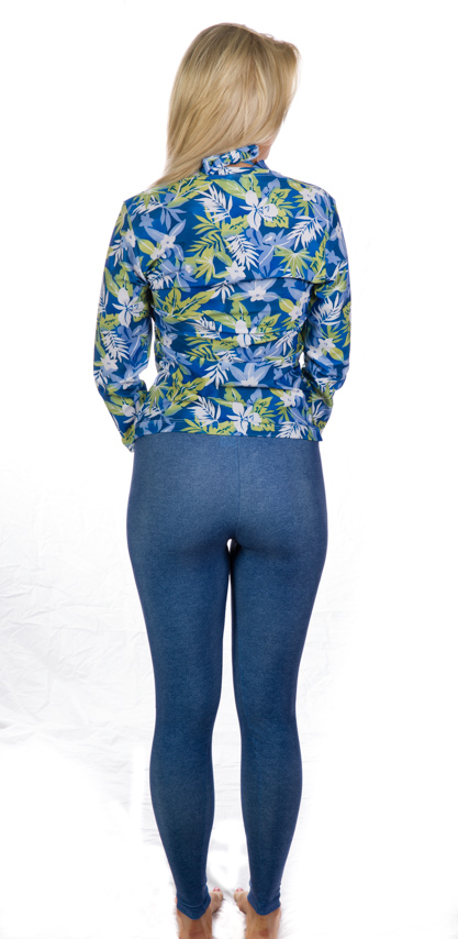 Lycra Rash Shirt Zipped Front